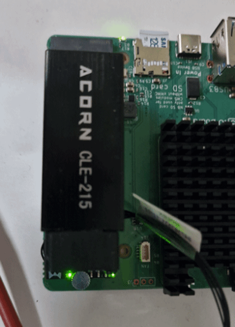 3-bit binary counter program in action